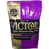 Victor Professional Dog Food Label